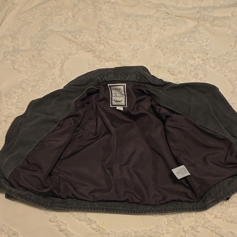 Adorable Gymboree Kids Charcoal Jean Jacket Size XS (4) (#14)